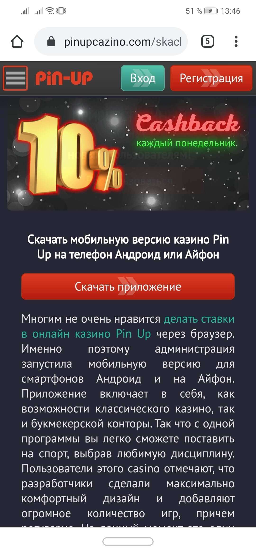 Скачать Пинап